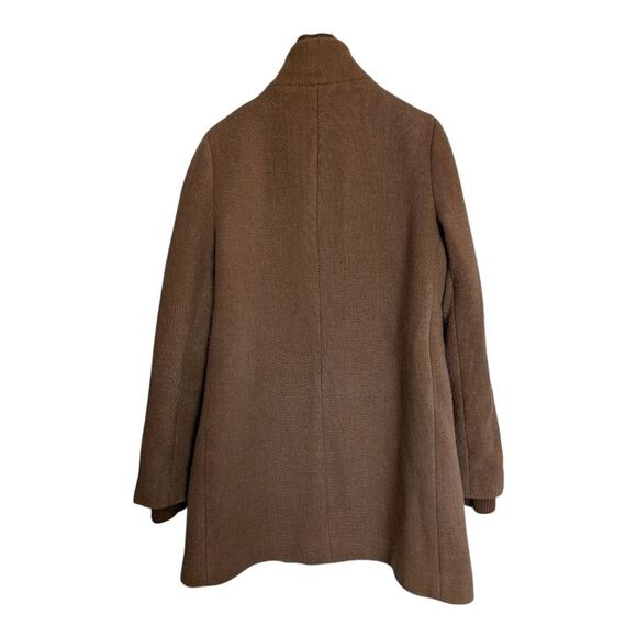 Jcrew Camel Tan  Lodge coat in Italian stadium-cloth wool Large/ Us 10 - Picture 10 of 15